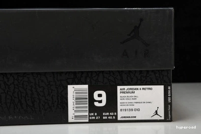 Hyperoad Jordan Retro 4 Hair Pony Black 0905
